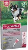 Advantix 250/1250 - Hond - 10 tot 25 kg - 4 pipetten x 2,5 ml