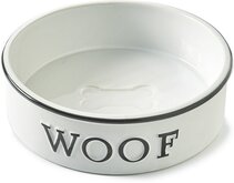 Rivièra Maison Woof Doggie Bowl - Voerbak - Hond - Ø 25,5 cm - Aardewerk - L