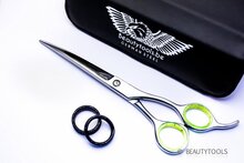 Professionele Duitse Trimschaar voor honden - Beautytools DogTrim Curve Shine -- 8" Gebogen