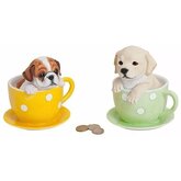 Spaarpot hondje 17 cm