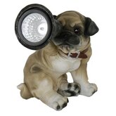 Mopshond beeldje met solarlicht