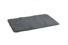 Vetbed afgebiest grijs 120x75 cm