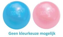 Kong puppy bal met gat assorti medium/large 7,5x7,5x7,5 cm