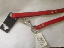 Leren riem - Rood - 100 x 2.0 cm