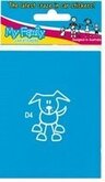 Autosticker, hond