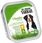 Yarrah Dog Alu Brokjes Kip&Groente 150gr