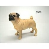 Beeldje Mopshond beige 13 cm
