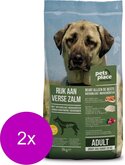 Pets Place Naturals Adult Large Breed Zalm - Hondenvoer - 2 x 3 kg
