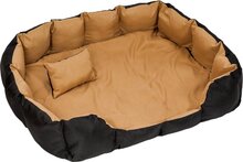 Hondenbed hondenmand XXL zwart-bruin 400746