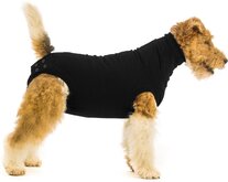 Suitical recovery suit hond zwart m 55-69 cm