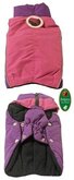 Boony hondenregenjas magic flowers fuchsia 48 cm