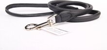 Dog's Companion Leren Hondenriem 180 cm x 10 mm - Zwart