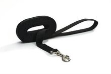 Weblijn voor hond nylon zwart 10 mtr