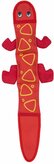 Fire Biterz Lizard - Hondenspeelgoed - 3 piepers - Rood