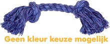 Happy Pet Flossin Fun 2 Knoop - Flostouw - Large - 40 x 9 x 9 cm - Assorti