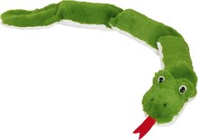 Nobby Pluche Slang met geluid - Hondenknuffel - Groen - 85 cm
