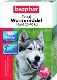 Beaphar Totaal Wormmiddel - Grote Honden - 4 Tabletten