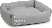 Beeztees Woof You - Hondenmand - Grijs - 80x70x22 cm