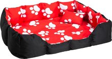 Hondenbed Comfortabel Hondenmand XXL zwart-rood 400744