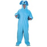 Blauw honden pak