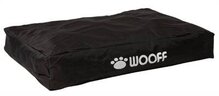 Wooff matras korrelkussen canvas zwart 110x70x15 cm