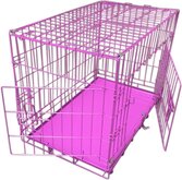 Topmast Hondenbench - Draakooi - Bench in kleur - LILA - 61x42x49cm - Advies: Honden 5-10kilo