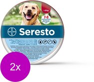 Seresto Teken- En Vlooienband Large - Anti tekenmiddel - 2 x 70 cm Van 8 Kg