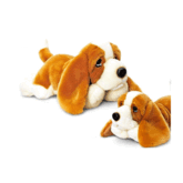Knuffel honden basset 35 cm
