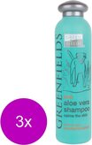 Greenfields Hondenshampoo Aloe Vera - Hondenvachtverzorging - 3 x 250 ml