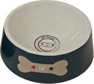 Lief! Voerbak Uni Keramiek Donker Blauw - 20 CM