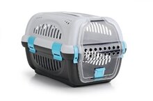 Reismand rhino grijs/blauw _51x34,5x33 cm