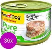Gimdog Little Darling Pure Delight 150 g - Hondenvoer - 36 x Kip&Lam