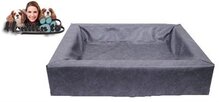 Bia bed hondenmand grijs 45X45X12CM