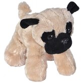 Pluche Mopshond knuffeldier 18 cm
