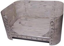 Lex & max industrial hondendivan  75x50cm grijs