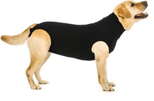 Suitical recovery suit hond zwart xl 74-82 cm