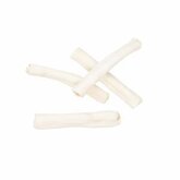 Kauwrol  runderhuid 4st - 15cm wit