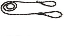Beeztees - Hondenriem - Sliplijn - Zwart - 170 cm x 8 mm