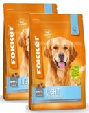 Fokker light hondenvoer 2x 13 kg