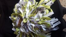 Grote Woef-it Snuffelmat wit, lichtgrijs, groen