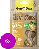 Gimdog Superfood Meat Bones 70 g - Hondensnacks - 6 x Kip&Banaan&Selderij