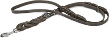 Beeztees Connex - Hondenriem - Leer - Grijs - 200cm x 18mm