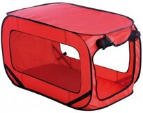 Hondenbench Pop-Up 54x92x54cm rood