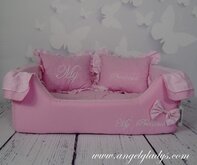 Hondenmand Angel&Gladys My Precious Roze 50x40cm
