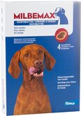 Milbemax Kauwtabletten - Hond - 4 Tabletten