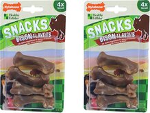 Nylabone gezonde harde snacks 4 x bison per 2 verpakkingen
