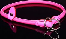 Dog's Companion Leren sliphalsband - 75 cm x 12 mm - Roze