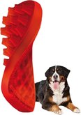 Pet+me dog long hair brush rood - 1 st