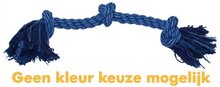 Happy Pet Flossin Fun 3 Knoop - Flostouw - Small - 35 x 10 cm - Assorti