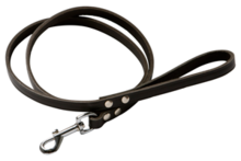 Adori Looplijn Soft Met Print Donkerbruin - Hondenriem - 100x2.5 cm